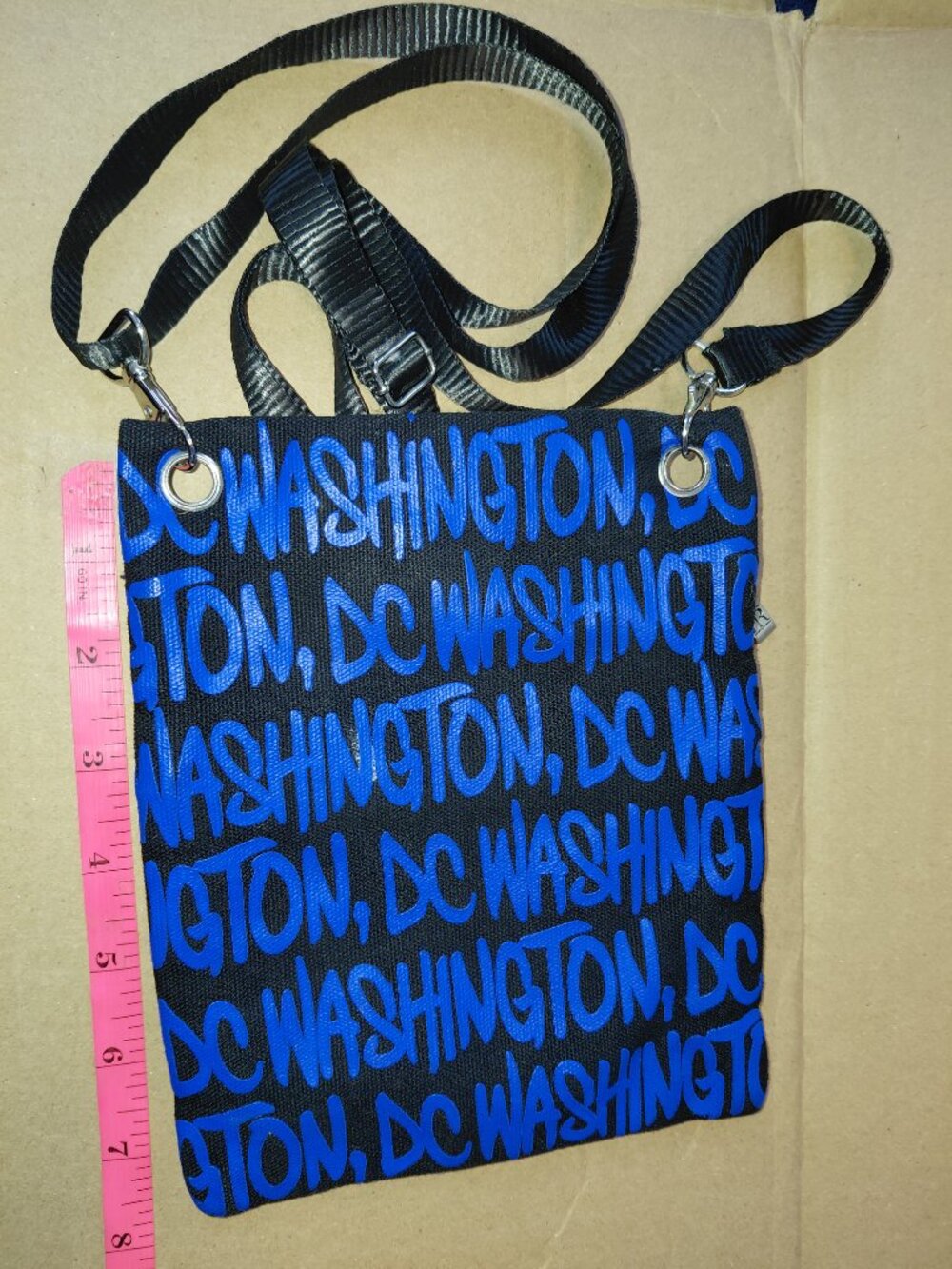 Robin Ruth America Washington DC Crossbody Bag Purse Red White Blue Black - Picture 4 of 4